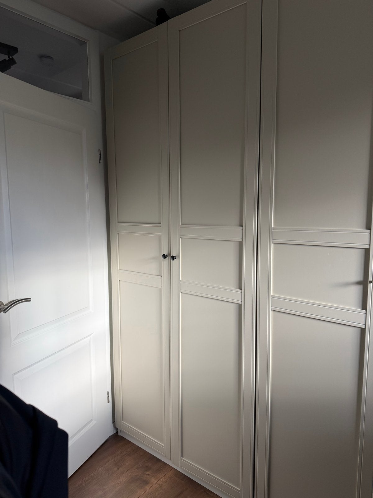 Grijsbeige kastdeuren IKEA FLISBERGET, Huis en Inrichting, Ophalen, Gebruikt, 200 cm of meer, 50 tot 100 cm