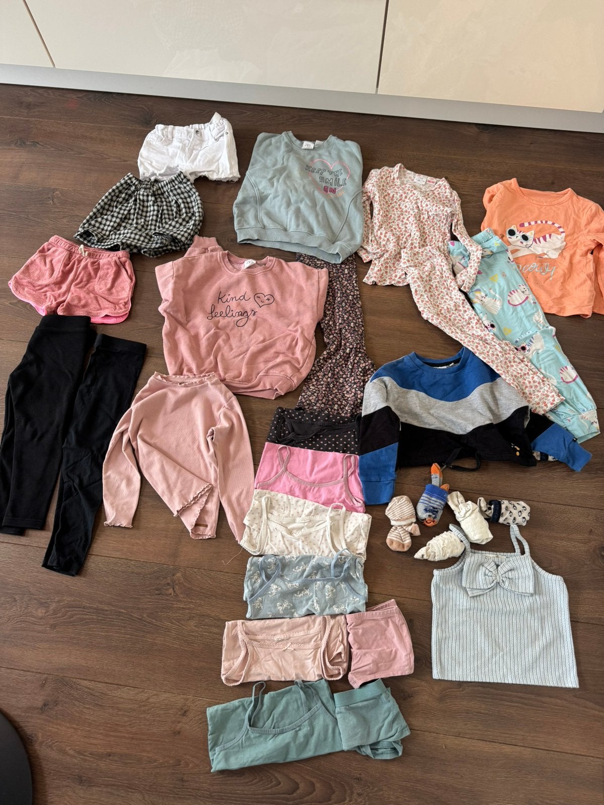 Set meisjeskleding maat 110, Ophalen, Gebruikt, Maat 110