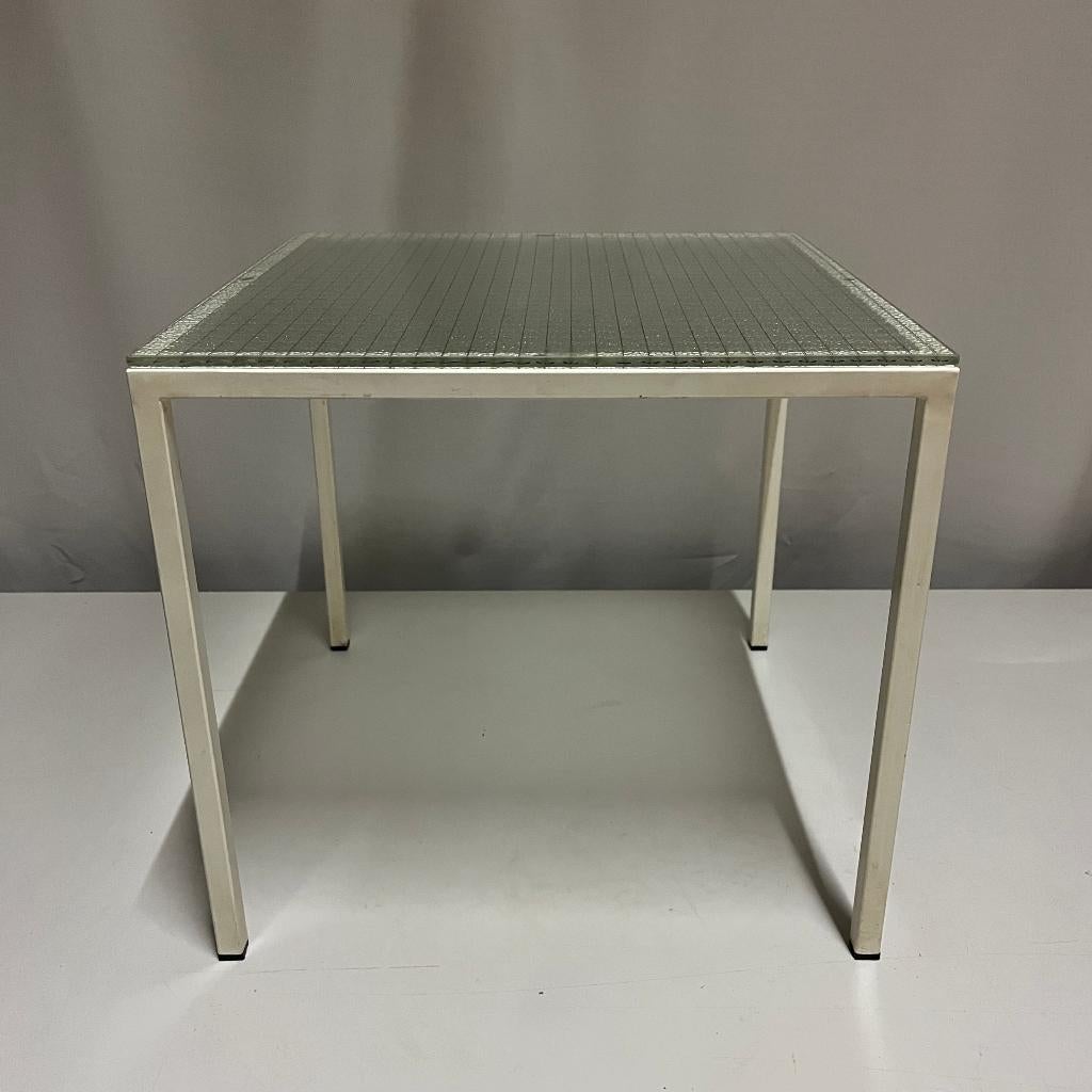 industrieel minimalist design tafel Pilastro  Artimeta, Minder dan 55 cm, Gebruikt, Pilastro, Metaal of Aluminium