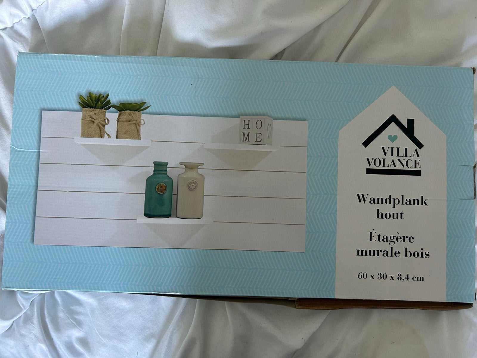 Villa Volance Houten Wandplank - Nieuw in doos, Ophalen of Verzenden, Nieuw