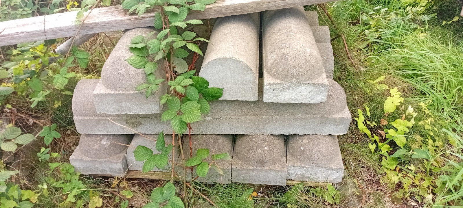 Betonnen borders/palissaden voor tuin of oprit, Gebruikt, Ophalen of Verzenden, Minder dan 25 cm, Border