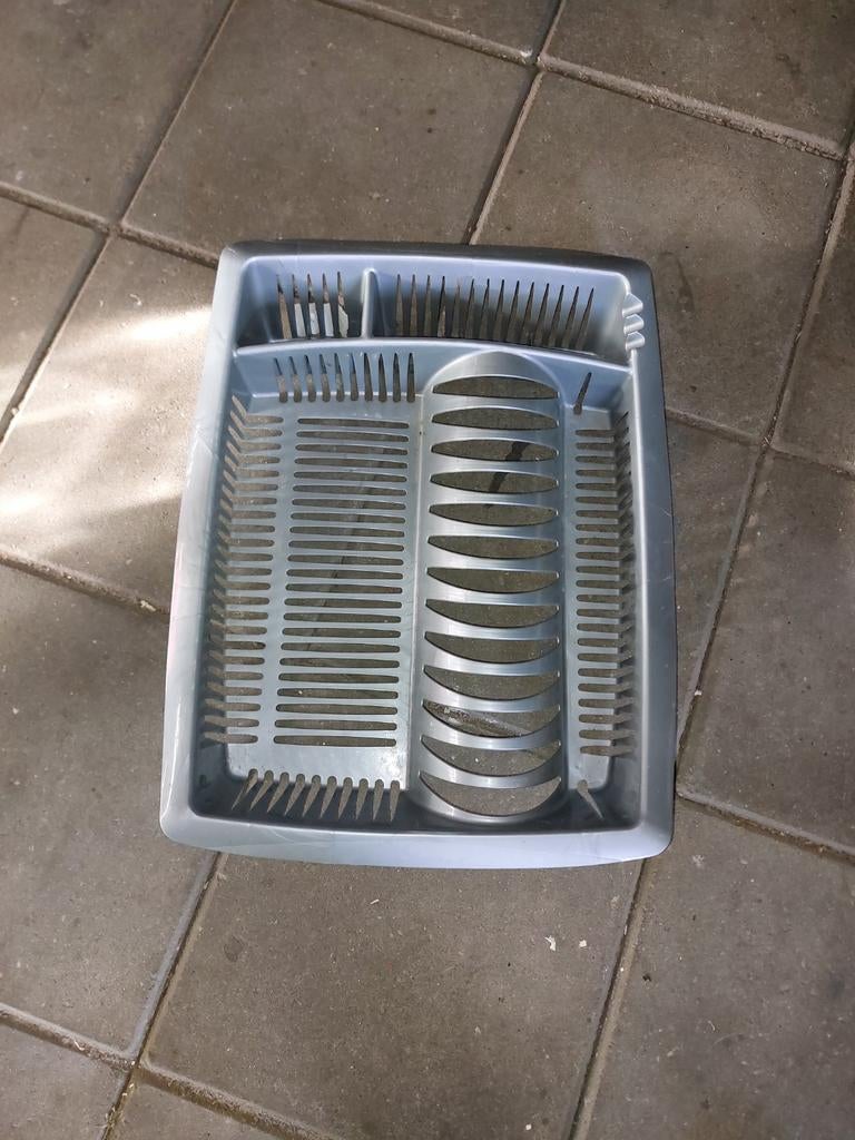 Gebruikt en netjes afdruiprek, Gebruikt, Bordenrek, Kunststof, Ophalen of Verzenden