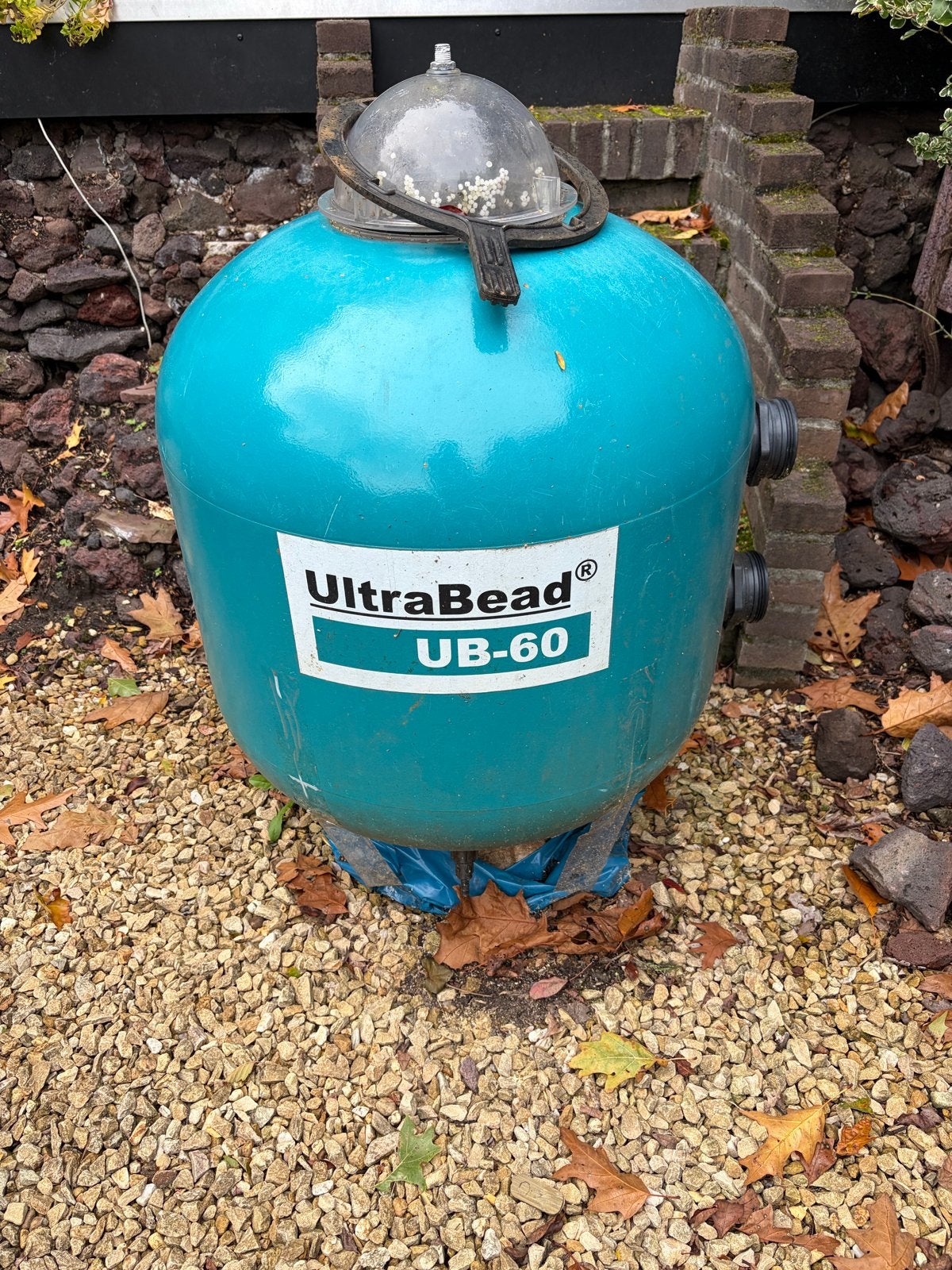 Vijverfilter UltraBead UB-60 en UltraSieve III met kranen, Ophalen of Verzenden, Gebruikt, Vijverfilter