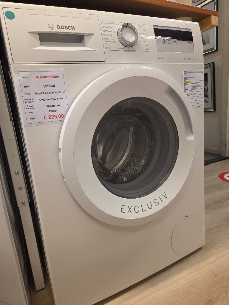 wasmachine - Bosch - 7kg - A+++, Nl-infocentrum-bosch@bshg.com, Voorlader, Bosch, Ophalen