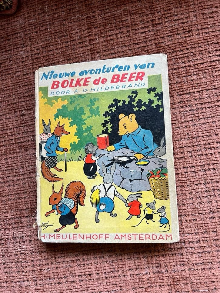 Nieuwe Avonturen van Bolke de Beer - Tweede Druk (Rug ontbre, Boeken, Ophalen of Verzenden, Gelezen, Fictie algemeen