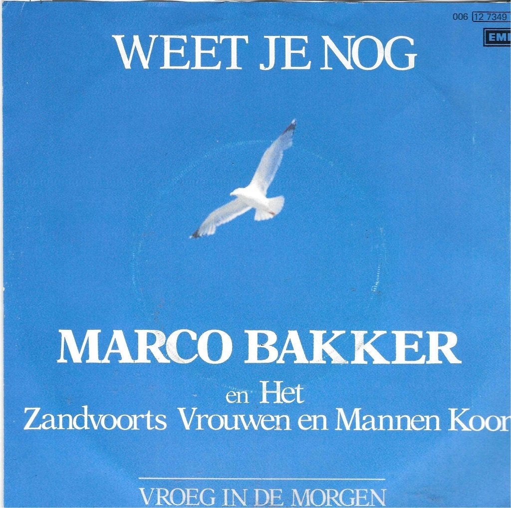 vinyl single  Marco Bakker, Ophalen of Verzenden, Gebruikt, Pop