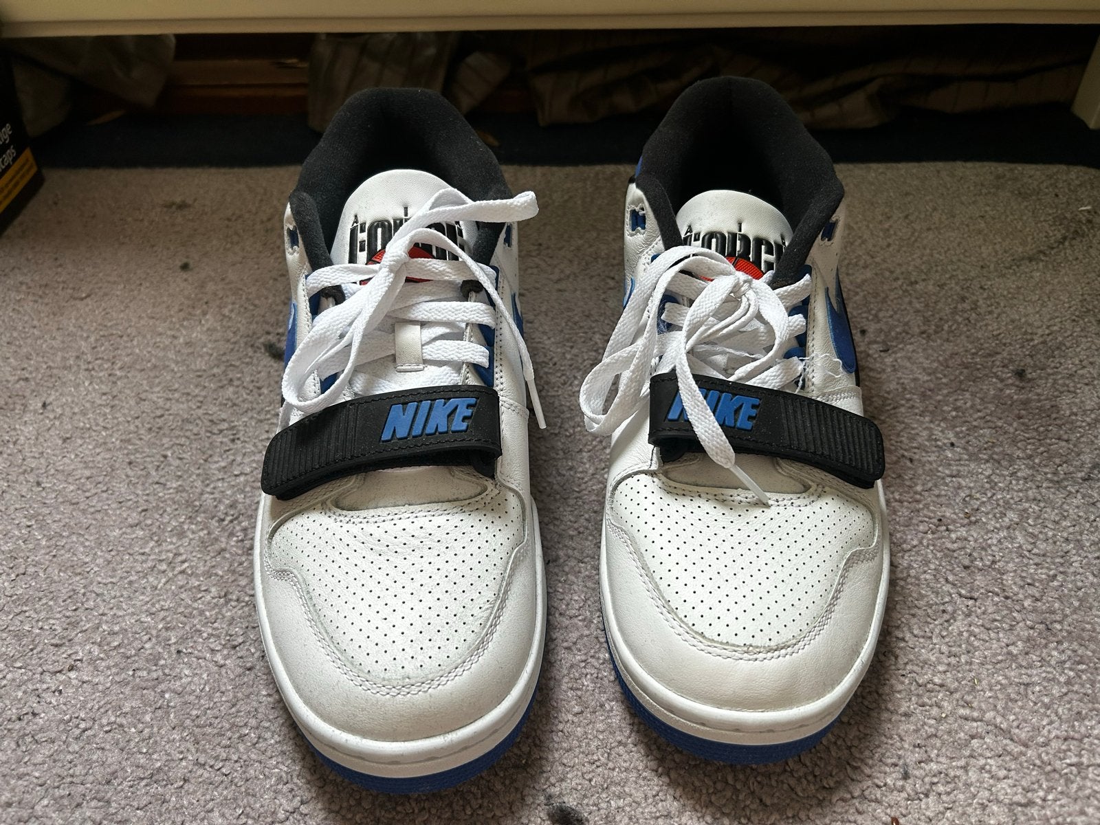 NIKE AIR ALPHA FORCE 88 Sneakers - Maat 45 EU, Kleding | Heren, Schoenen, Ophalen of Verzenden, Gedragen, Wit, Sneakers of Gympen