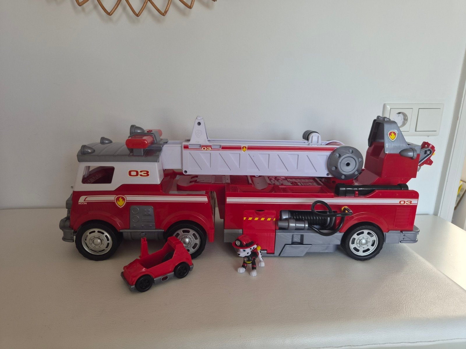Paw Patrol Ultimate Rescue Brandweerwagen met Marshall, Ophalen, Gebruikt