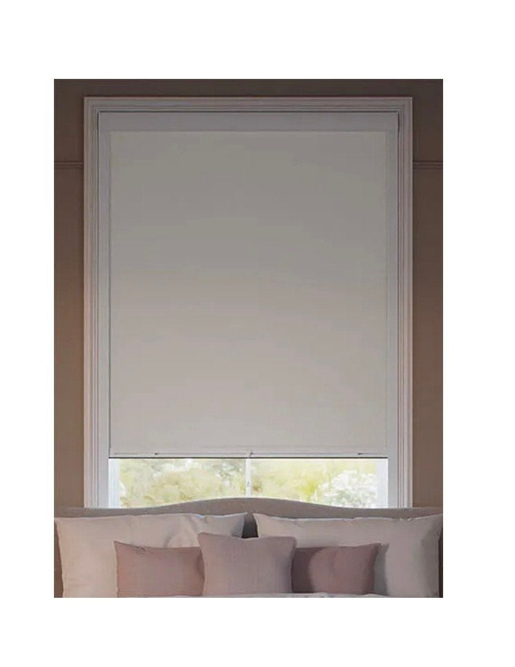 verduisterend cassette rolgordijn 83 x 45,6 grijs beige zand, Rolgordijn, Verduisterend, Grijs, Ophalen of Verzenden