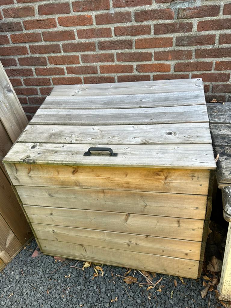 Opbergbak hout (tuin), Ophalen, Zo goed als nieuw, Hout, Overige typen