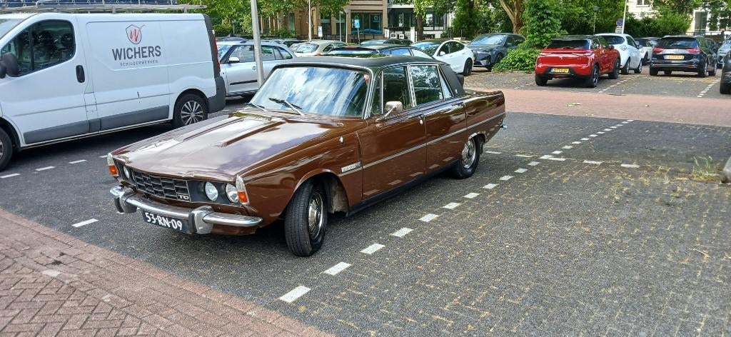 Rover 2200 2.2 TC 1977. Een unieke, karaktervolle oldtimer., Auto's, Lederen bekleding, 4 cilinders, Bruin, 116 pk