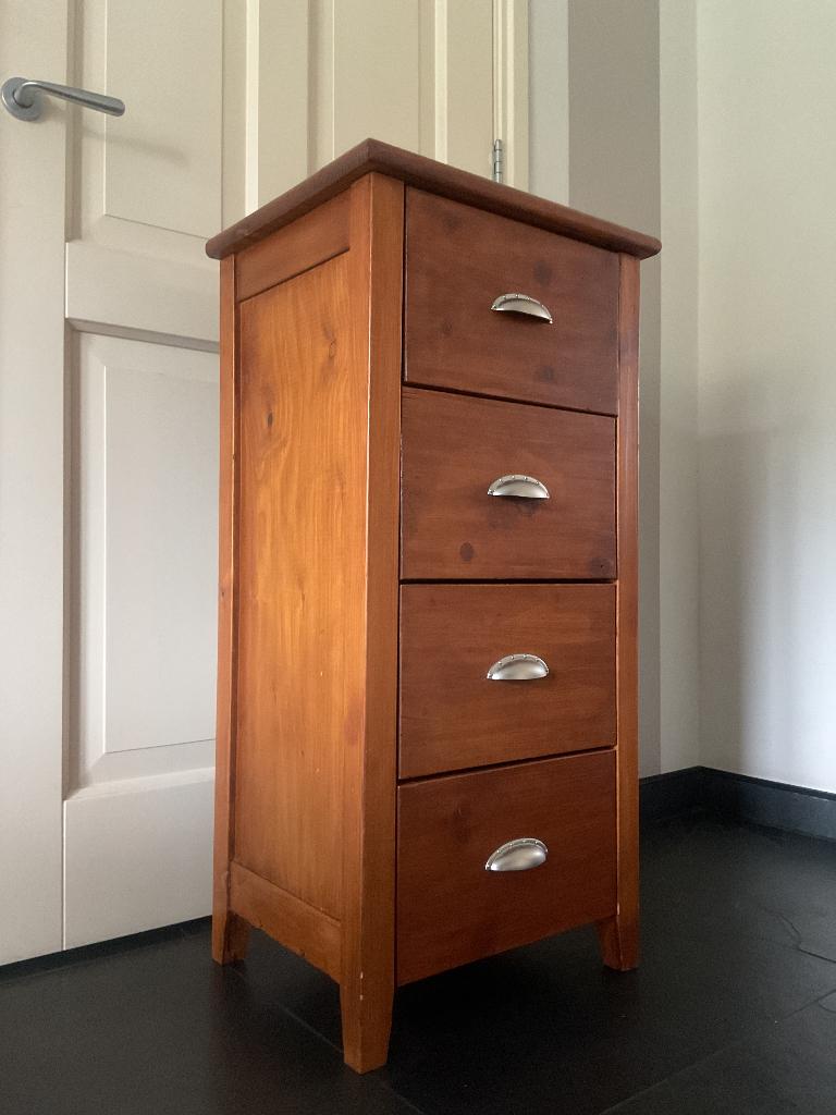 Ladenkast, Huis en Inrichting, Kasten | Ladekasten, Gebruikt, Minder dan 100 cm, Minder dan 50 cm, 25 tot 50 cm, Grenenhout, 3 of 4 laden
