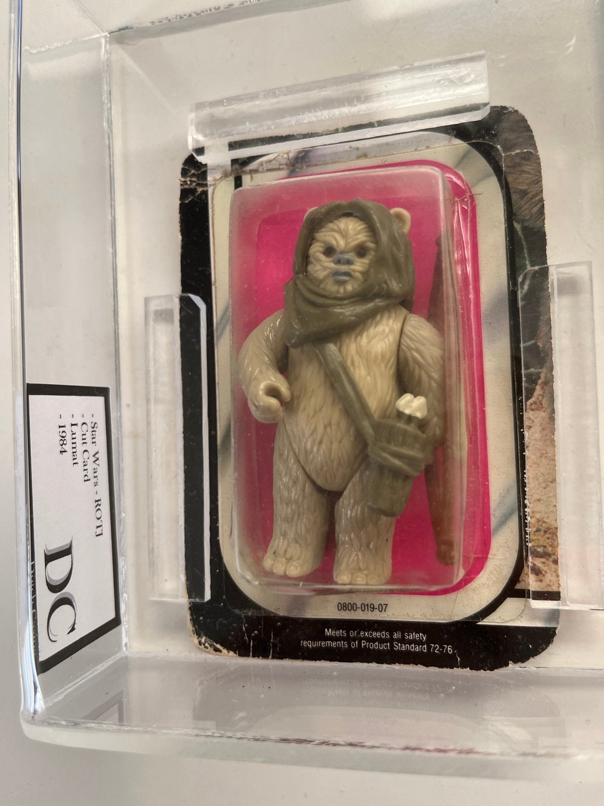 Star Wars Vintage Lumat Ewok Actiefiguur (Cut Card), Verzamelen, Ophalen of Verzenden, Gebruikt, Actiefiguurtje