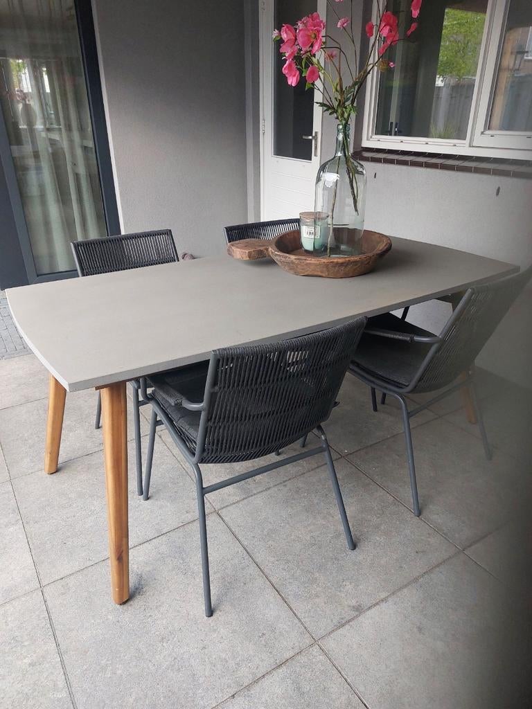 Tafel met 6 stoelen, Ophalen, Gebruikt