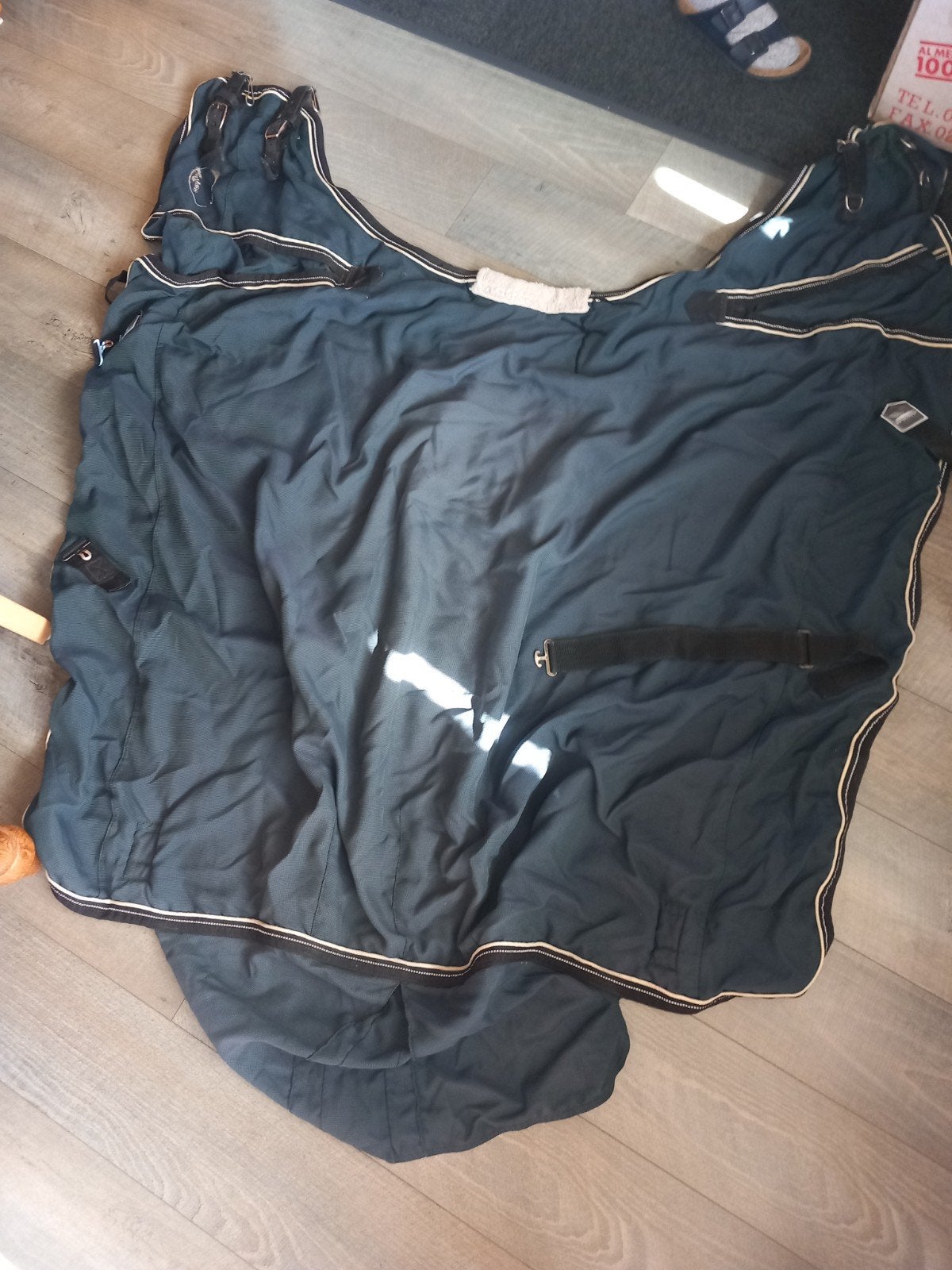 Deken paard 137 cm, Dieren en Toebehoren, Gebruikt, Overige merken, Ophalen of Verzenden, Groen
