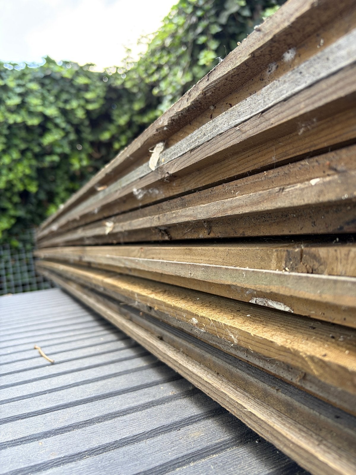 Planken gratis af te halen, Tuin en Terras, Schuttingen, Ophalen, Gebruikt, 2 meter of meer, 3 tot 6 meter