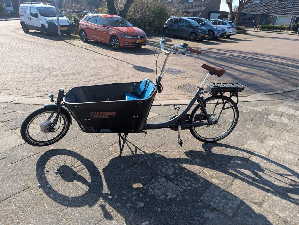 Babboe city -e  bakfiets, Ophalen, Gebruikt, 2 kinderen