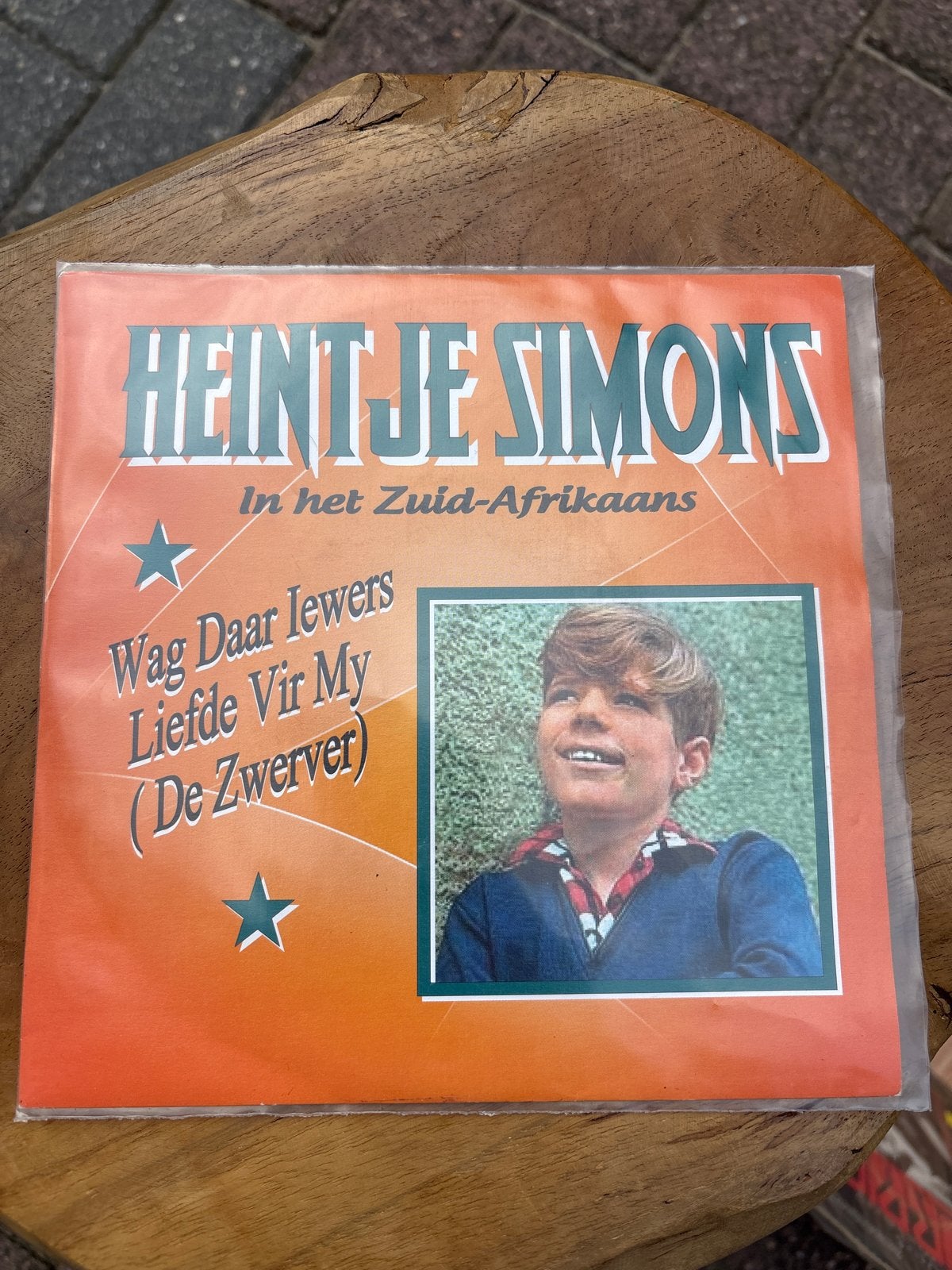 Heintje Simons - Wag Daar Iewers Liefde Vir My (Zeldzame Sin, Cd's en Dvd's, Gebruikt, Originele persing, 7 inch, Ophalen of Verzenden