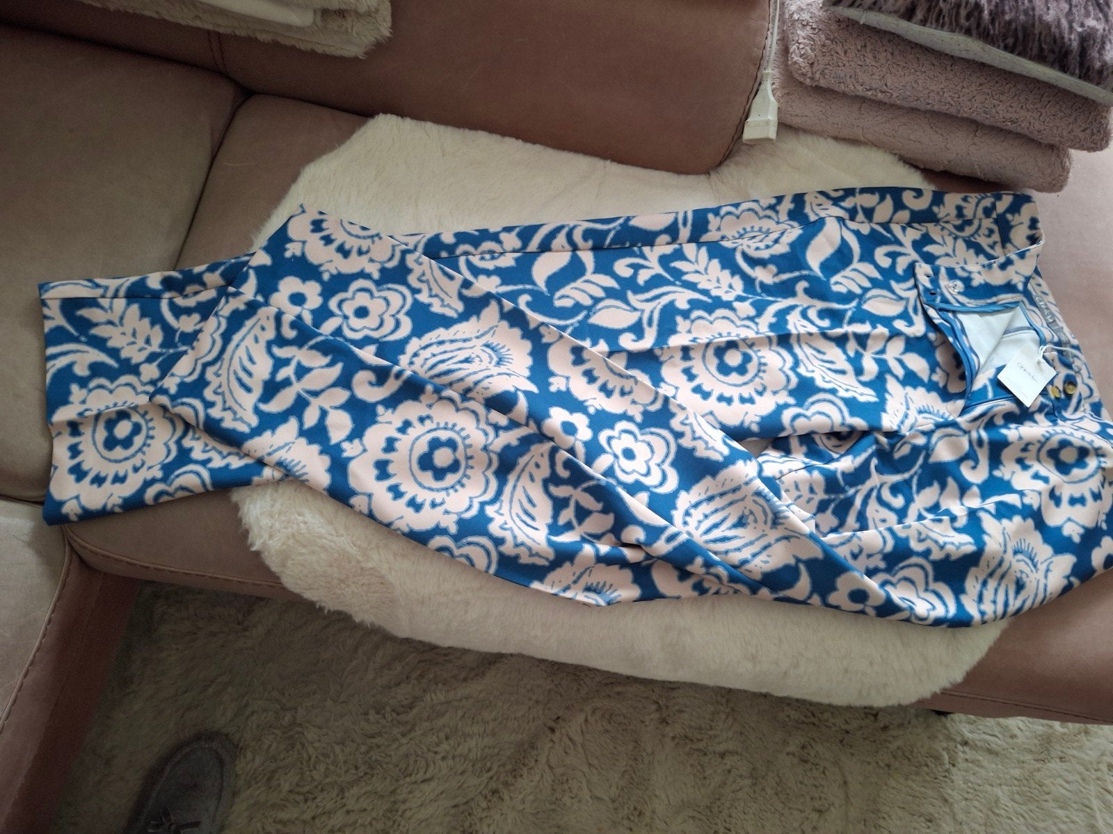 Geisha broek XL/42 - wijde pijp Nieuw met kaartje, Ophalen, Geisha, Blauw, Maat 46/48 (XL) of groter