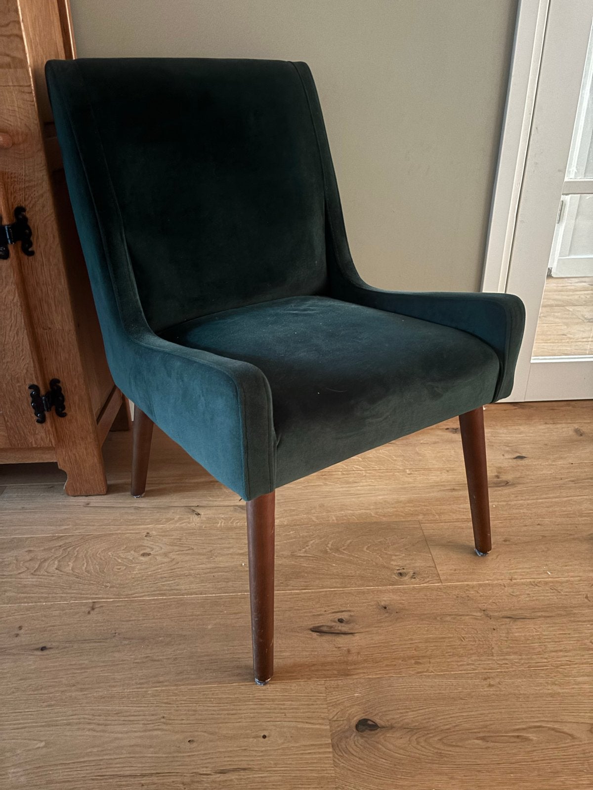 2 nette eetkamerstoelen / bijzetstoelen, Huis en Inrichting, Stoelen, Ophalen, Gebruikt, Twee, Overige kleuren