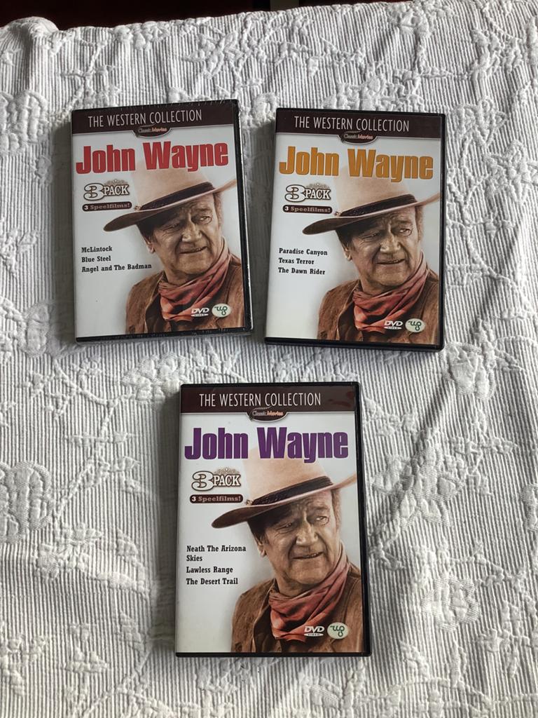 John Wayne Western Collection 3-pack DVD's (3 stuks), Vanaf 12 jaar, Ophalen of Verzenden, Gebruikt, Boxset