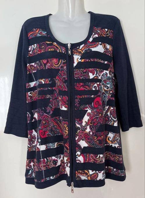 Bonita vest maat 46 [v], Ophalen of Verzenden, Zo goed als nieuw, Maat 46/48 (XL) of groter, Blauw