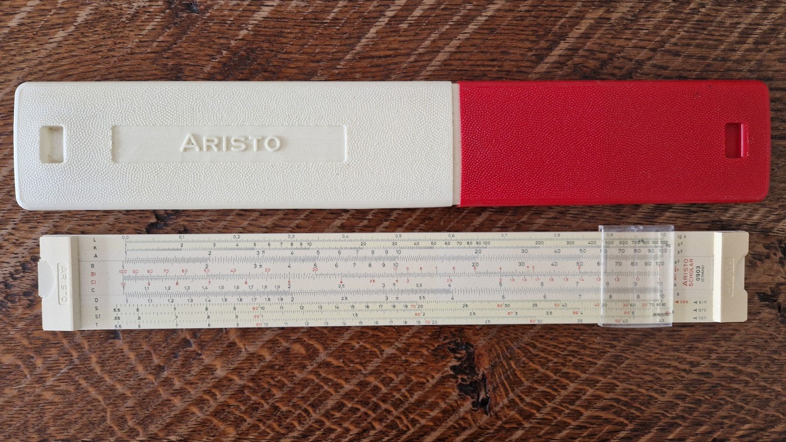 Rekenliniaal Aristo, Ophalen, Nieuw