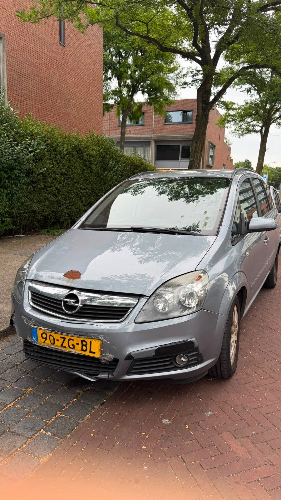 Opel Zafira 1.6 16V Euro4 2008 Grijs, Ophalen of Verzenden