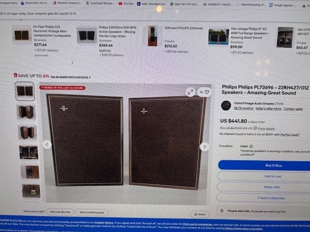 SPEAKERS PHILIPS 2STUKS