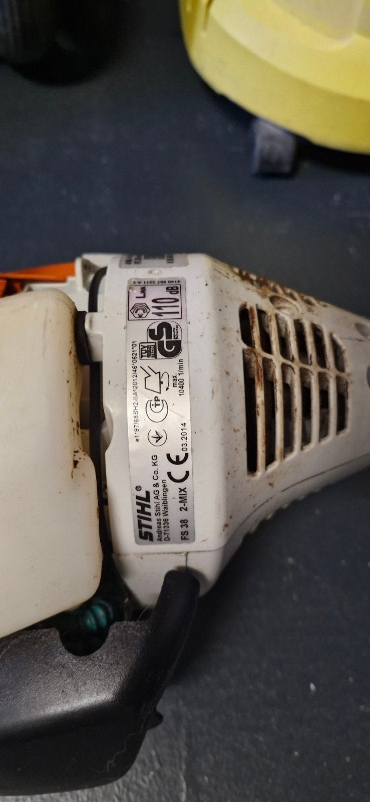 Stihl FS 38 2-MIX Grastrimmer - Benzine, Tuin en Terras, Ophalen, Gebruikt, Minder dan 10 cm, Stihl