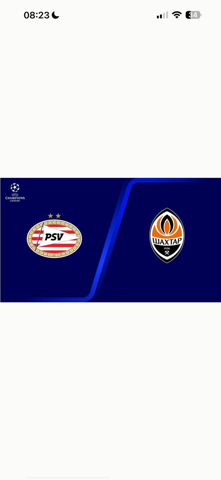 PSV - Shakhtar Donetsk 10 september, Eén persoon, September
