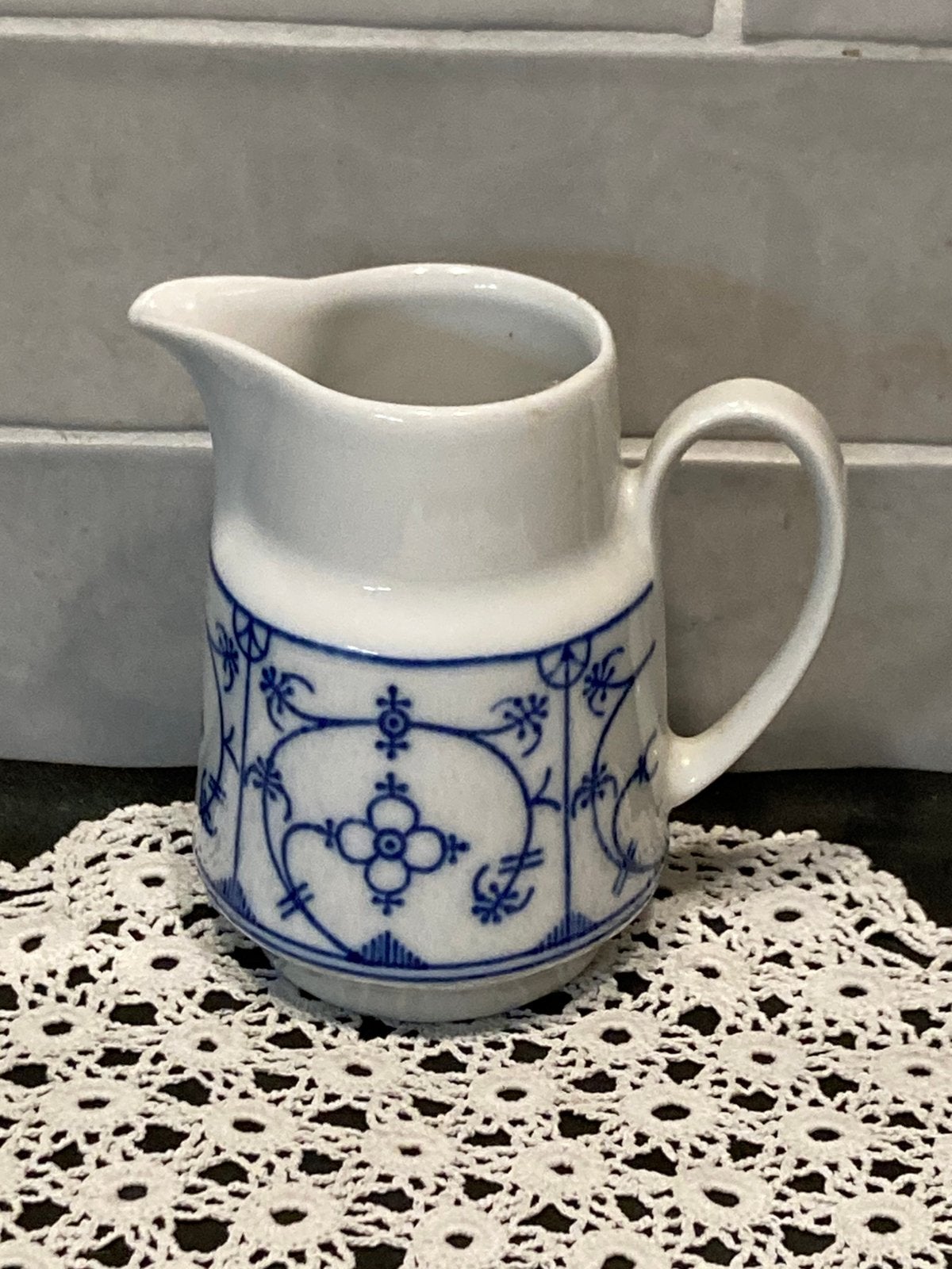 Melkkannetje Blau Saks (090326b), Gebruikt, Overige typen, Ophalen of Verzenden, Overige stijlen