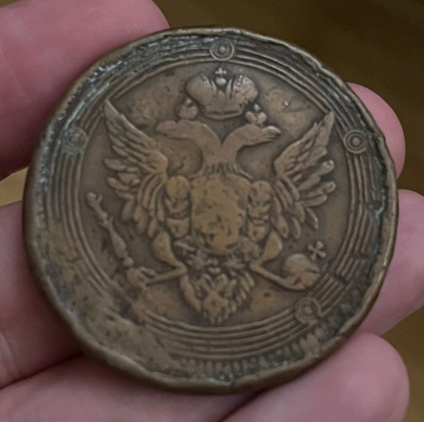 Russische 5 Kopeken 1803 - Keizerrijk Rusland Koper Munt, Ophalen of Verzenden, Rusland, Losse munt