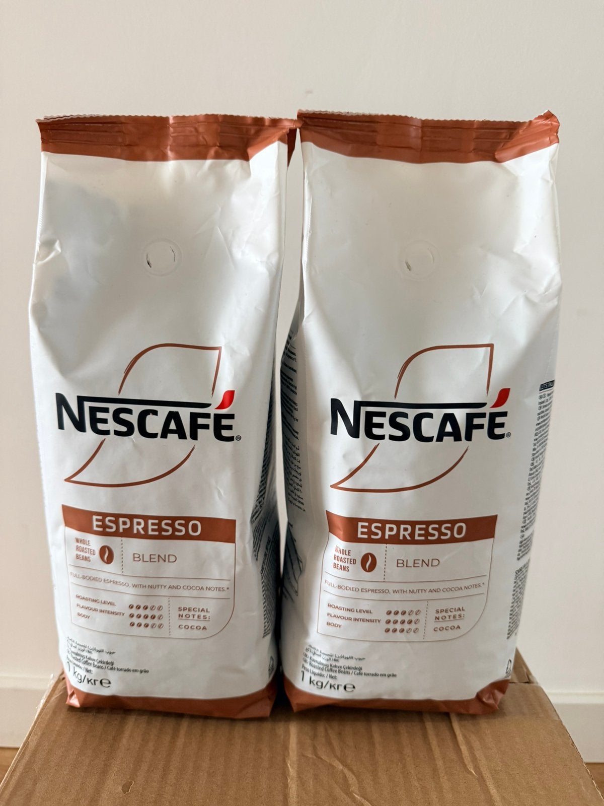 Koffiebonen Nescafe Espresso doos 12 kilo, Ophalen of Verzenden