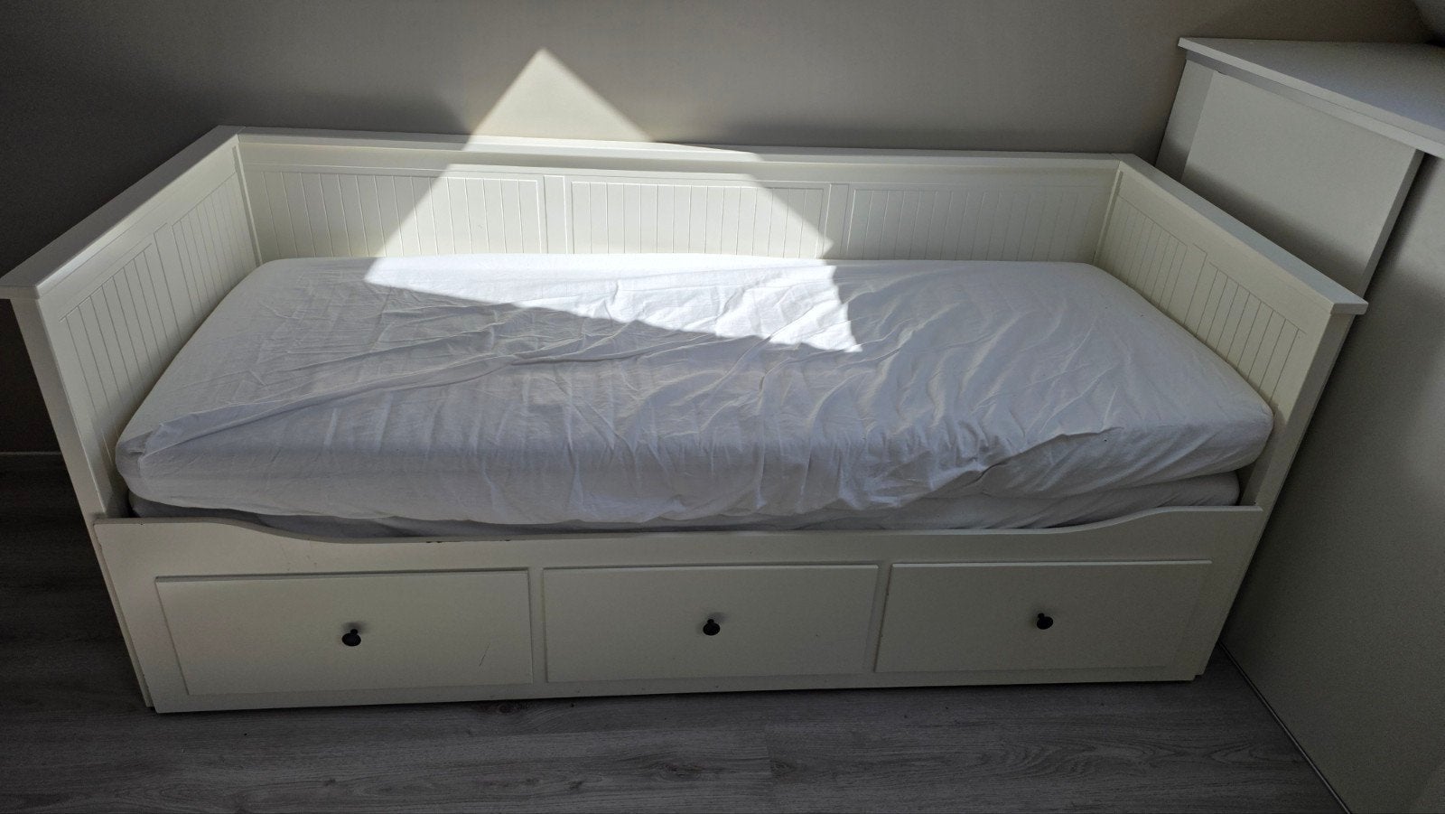 1 persoons bed wat je kunt uitschuiven naar 2 persoons, Ophalen, Gebruikt, Eenpersoons, 80 cm