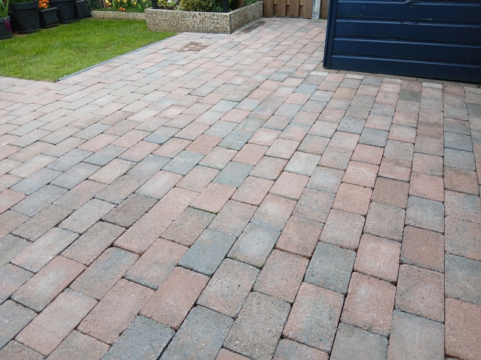 Getrommelde Koppelstenen 21 X 14 X 7, Tuin en Terras, Tegels en Klinkers, Ophalen, Beton, Terrastegels