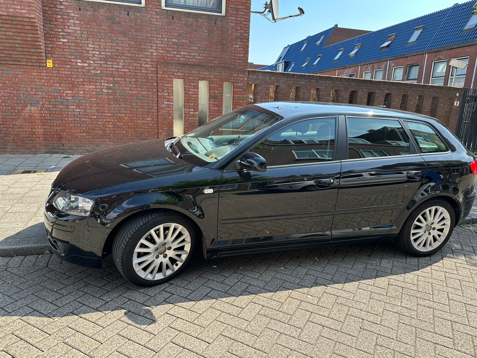 Audi A3 2.0 TDI Sportback 103KW 2006 Zwart, Voorwielaandrijving, 1345 kg, 4 cilinders, Zwart