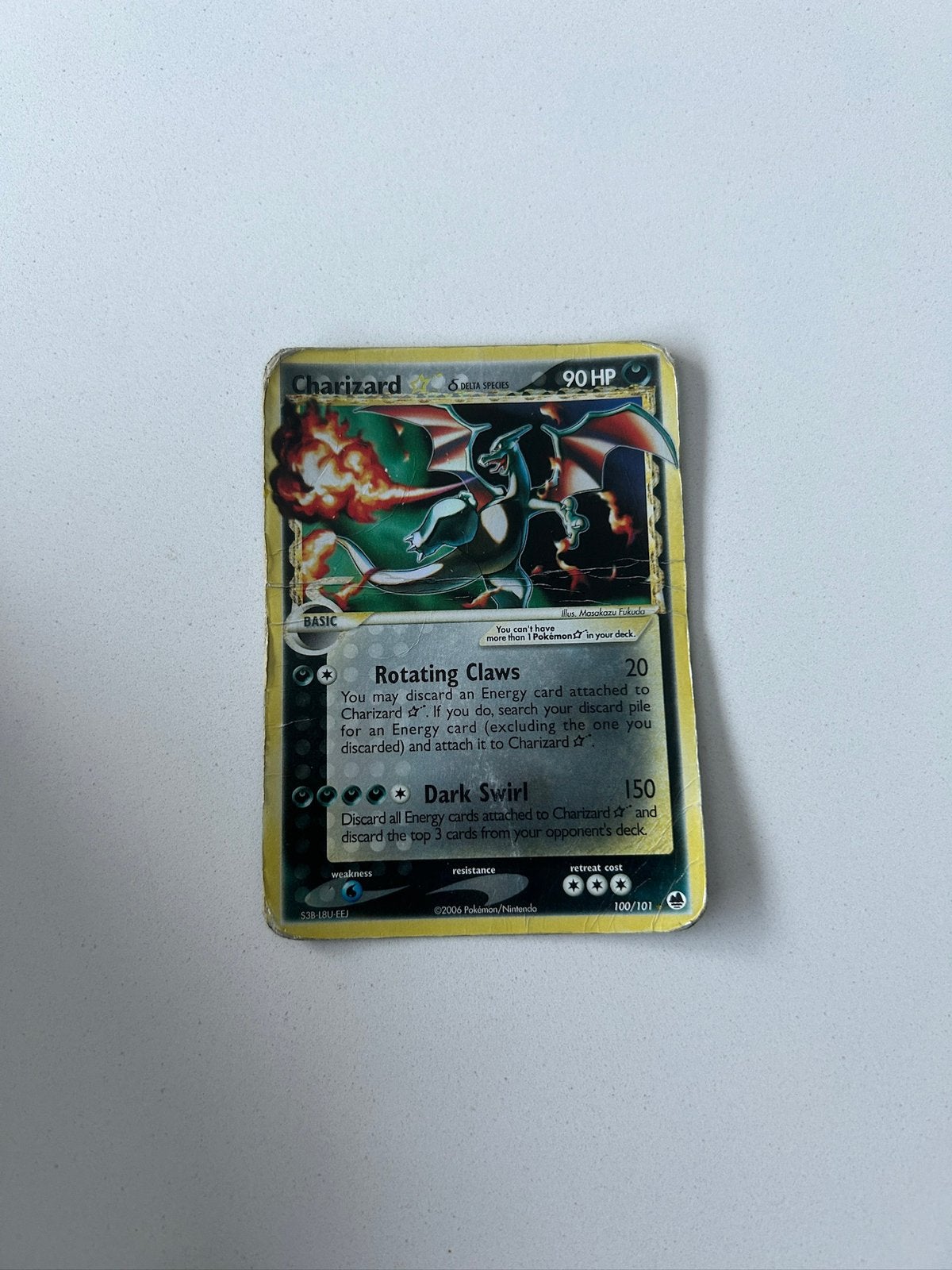 Charizard Goldstar, Ophalen, Gebruikt