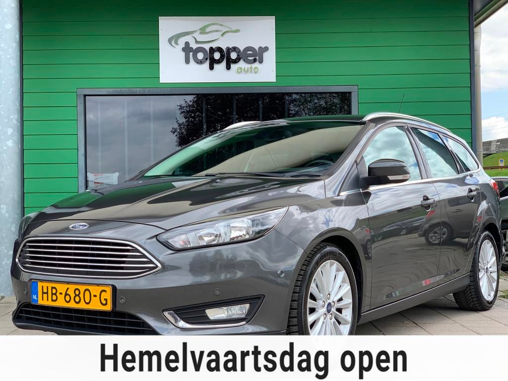 Ford Focus Wagon 1.0 Titanium Edition|2e Eigenaar|Navigatie|, Auto's, Ford, Bedrijf, Te koop, Focus, ABS, Airbags, Airconditioning