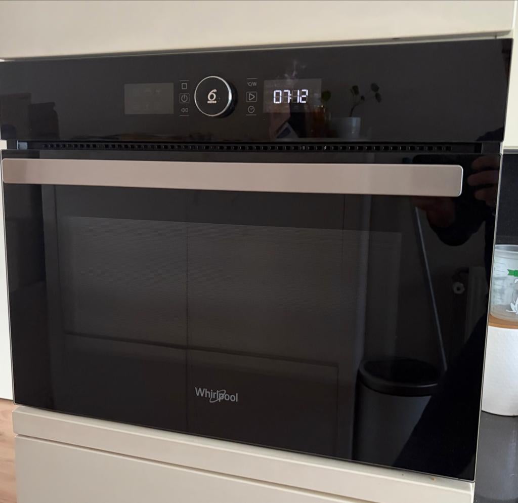 Whirlpool Combimagnetron - Zo goed als nieuw, Ophalen of Verzenden, Zo goed als nieuw, Hete lucht, Inbouw