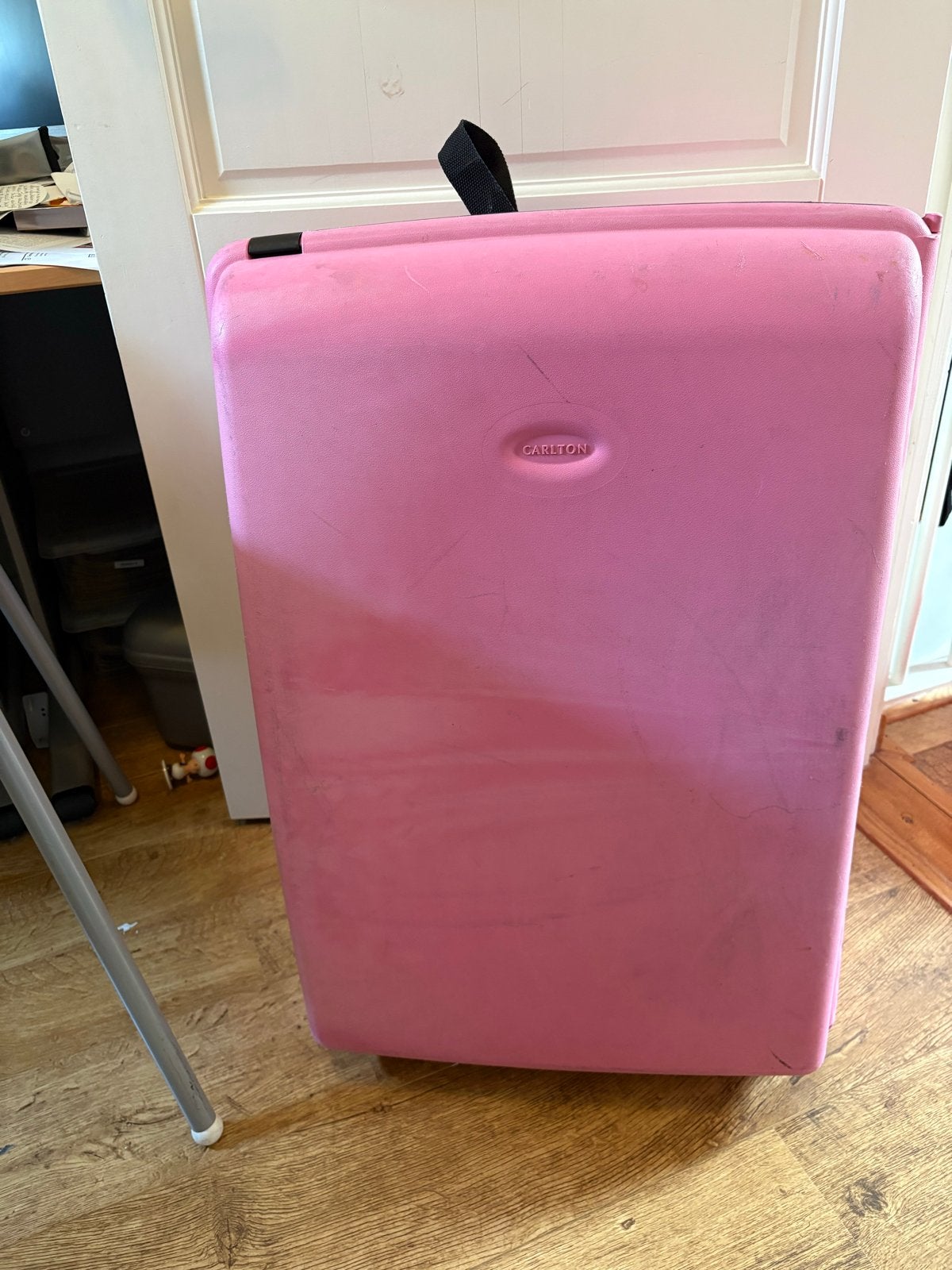 Roze Carlton Koffer - Gebruikt, Sieraden, Tassen en Uiterlijk, Tassen | Reistassen en Weekendtassen, Ophalen, 30 cm of meer, Gebruikt