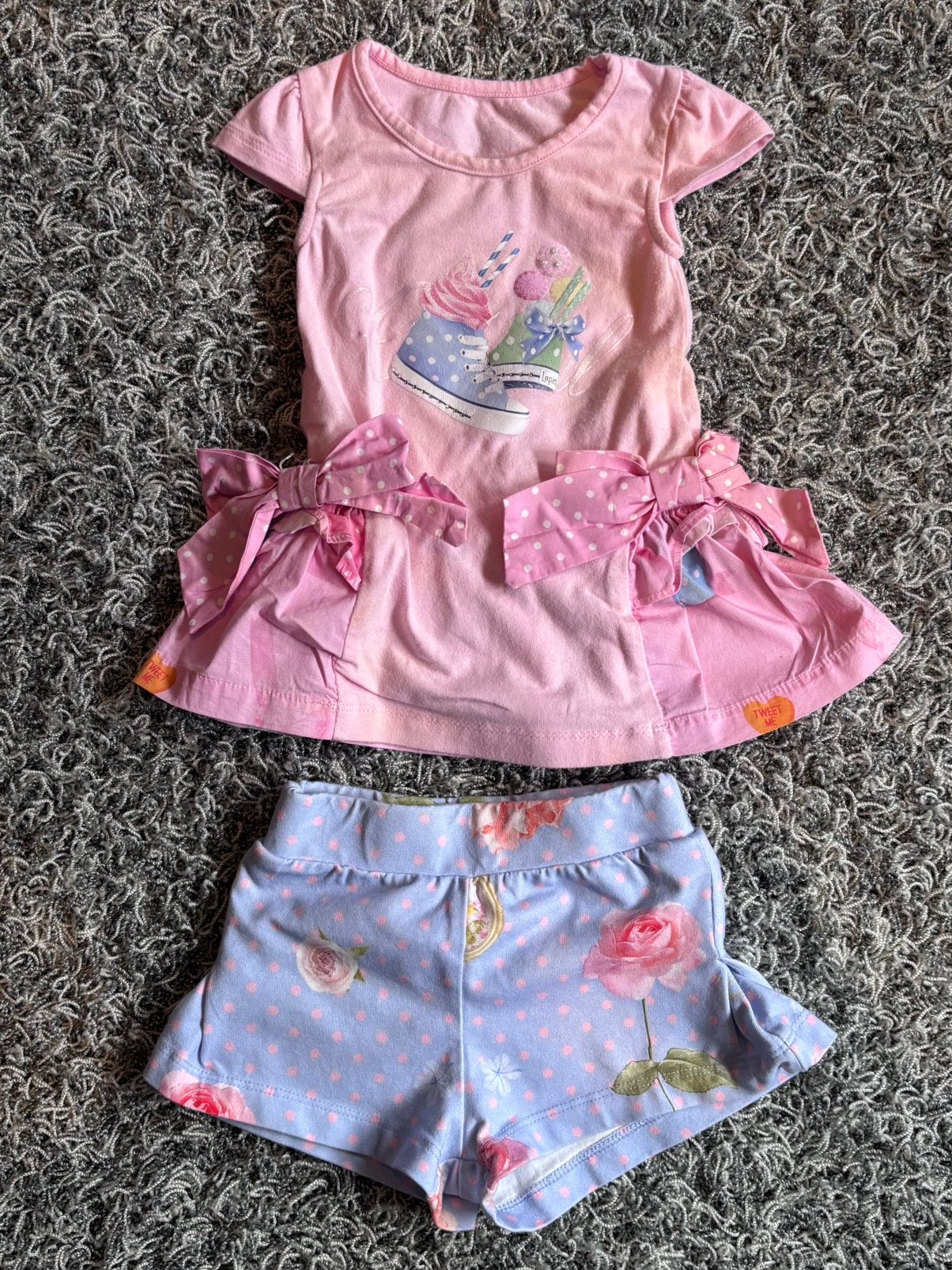 Lapin house broekje 80 en bijpassend shirt 74, Ophalen of Verzenden, Gebruikt, Meisje, Setje
