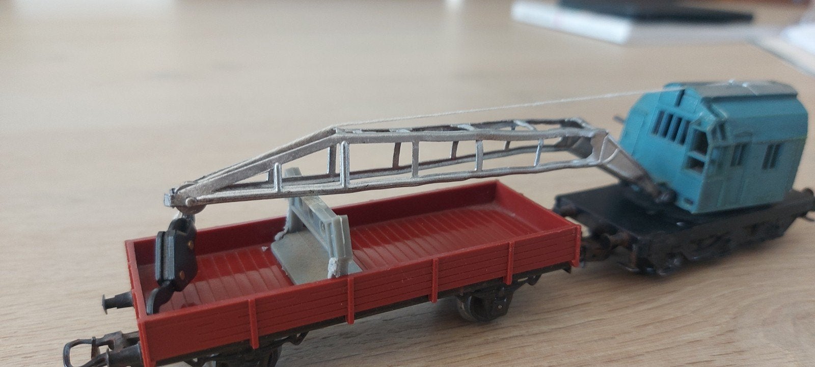 Märklin DB Krüpp kraanwagen met lageboordwagen 4503+4611, Wisselstroom, Wagon, Ophalen of Verzenden, Zo goed als nieuw