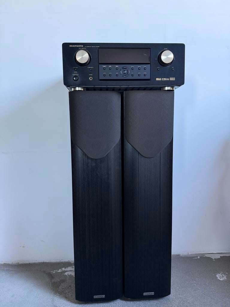 Mission M33i vloerstaande speakers, Gebruikt, 120 watt of meer, Front, Rear of Stereo speakers, Ophalen
