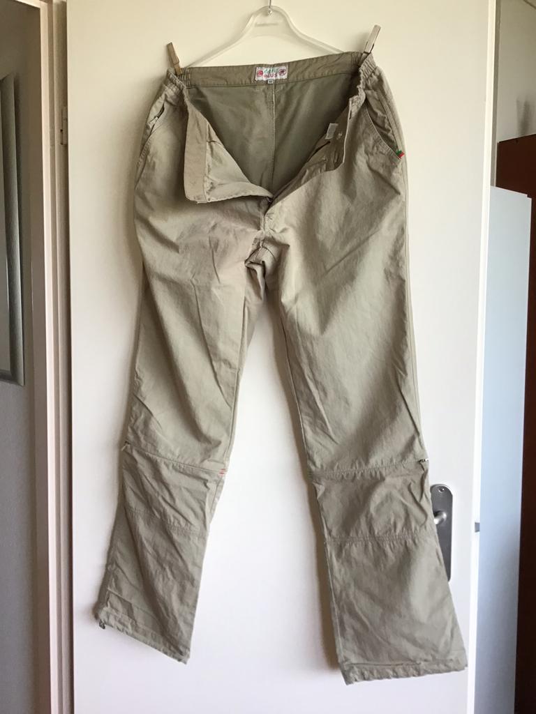 Trekking damesbroek., Beige, Ophalen of Verzenden, Zo goed als nieuw, Maat 42/44 (L)