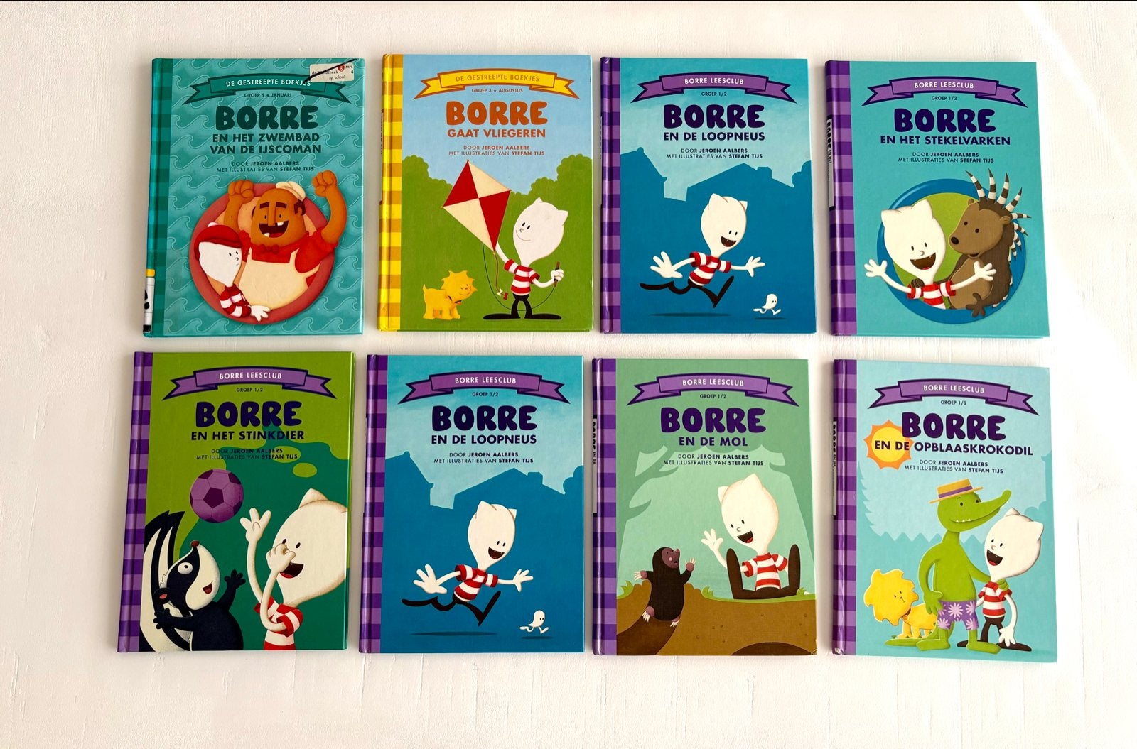 8 leuke Borre boekjes - leesplezier voor jonge kinderen, Boeken, Ophalen of Verzenden, Gelezen, Fictie algemeen