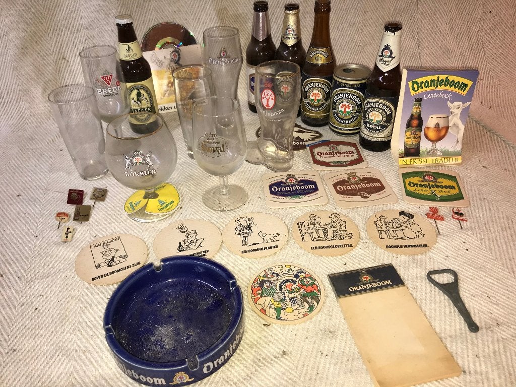 Oranjeboom, Breda, Lieve en Lindeboom bier soorten, Ophalen of Verzenden, Flesje(s), Oranjeboom
