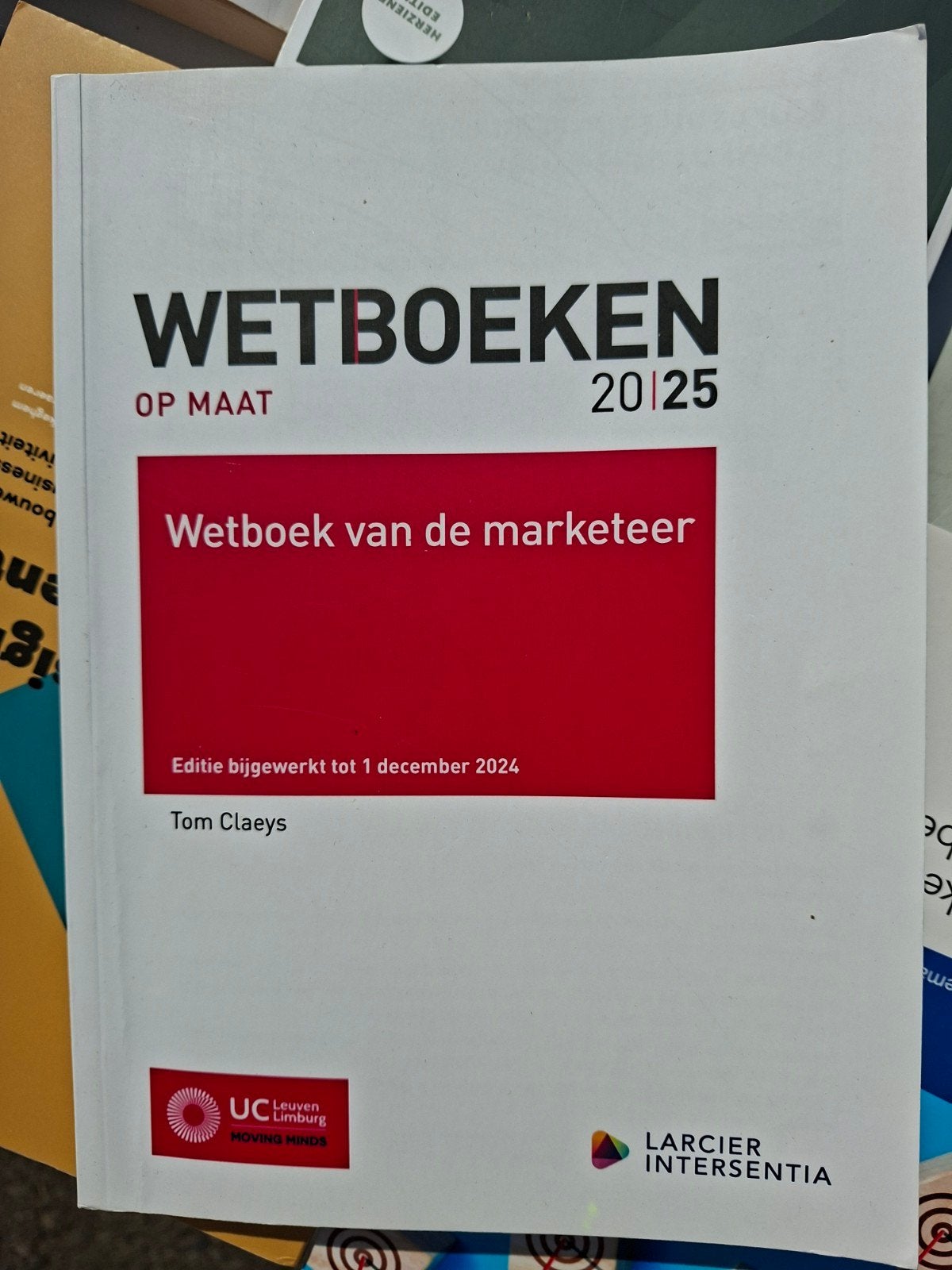 Wetboek van de marketeer Opleiding marketing, Ophalen of Verzenden, Zo goed als nieuw, MBO, Tom Claeys