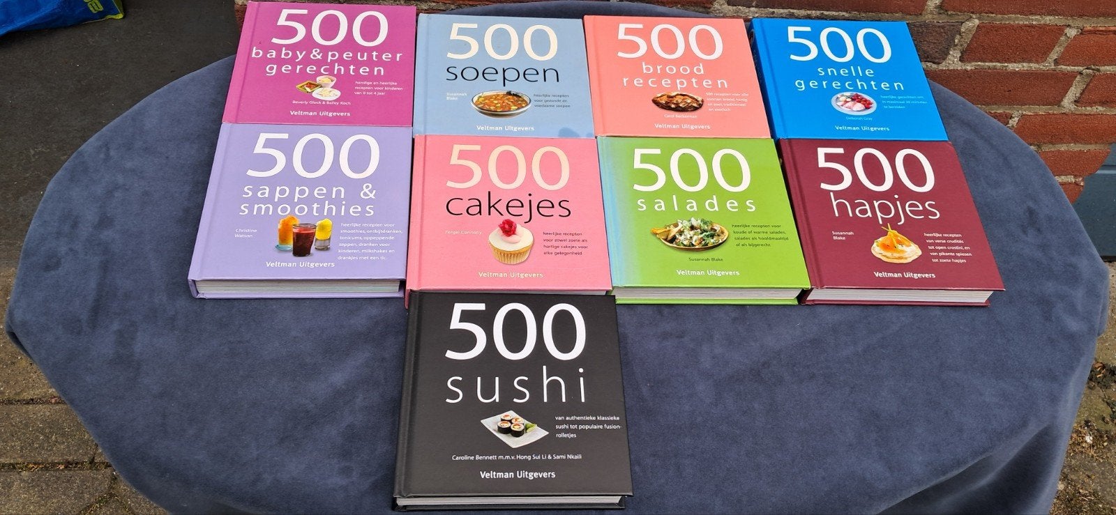 9x Kookboekjes 500 Gerechten - Diverse Culinair Genot, Boeken, Ophalen, Zo goed als nieuw