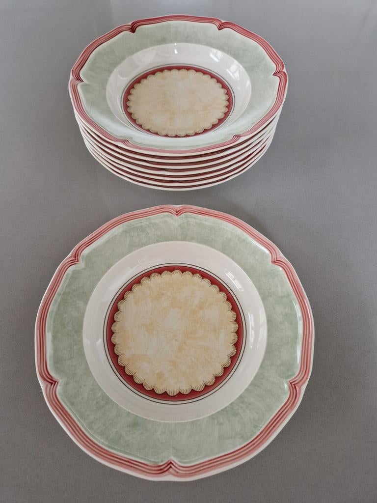 4 diepe Borden Villeroy en Boch Alsace Auberge NIEUW, Huis en Inrichting, Keuken | Servies, Nieuw, Ophalen of Verzenden, Bord(en)